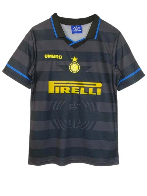 Inter milan third jersey mens retro shirt 1997-1998
